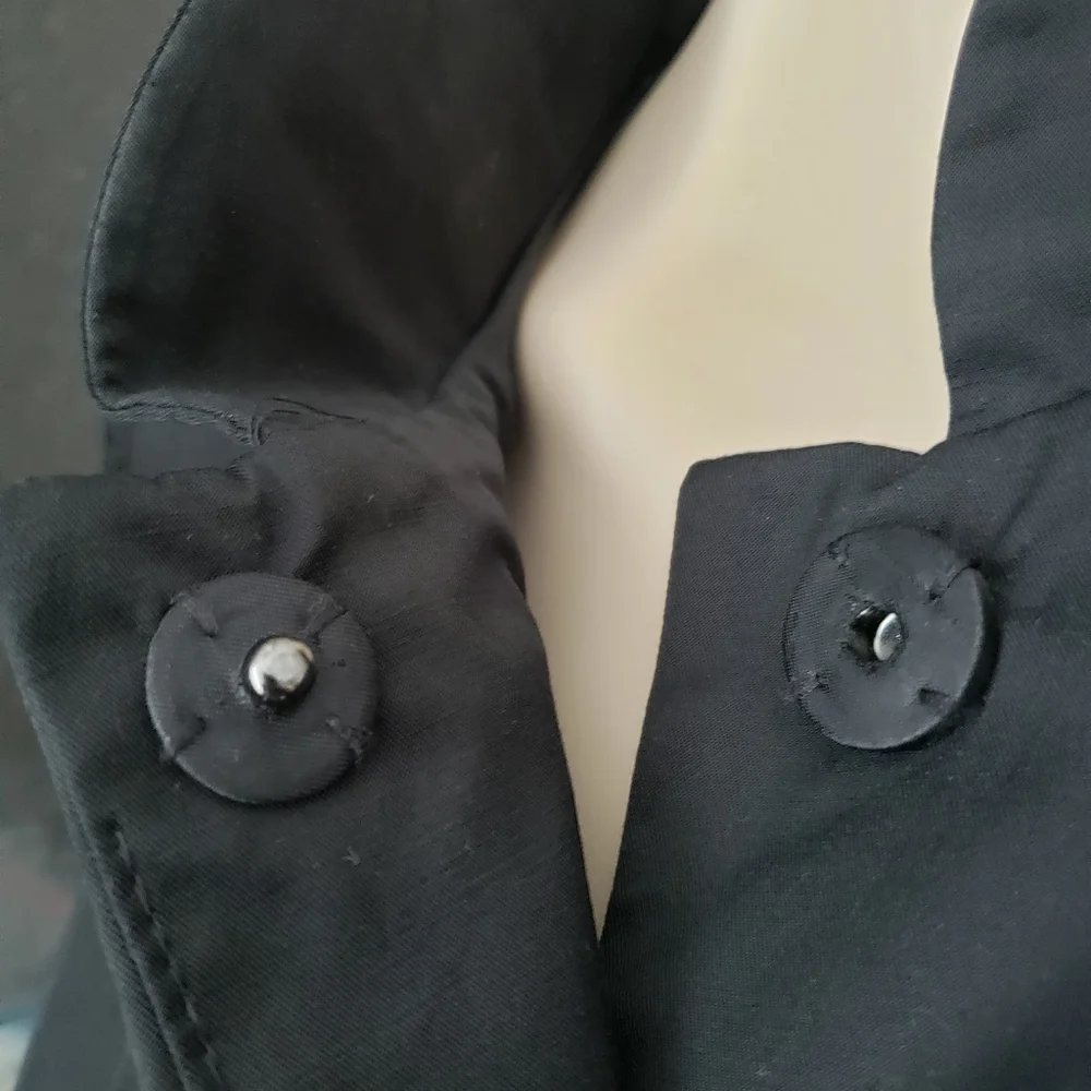 DKNY | Spring/Fall Coat with Ruffle Detail - Picture 8 of 11